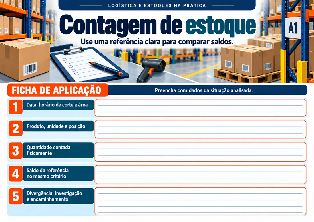 Ficha para análise de inventário