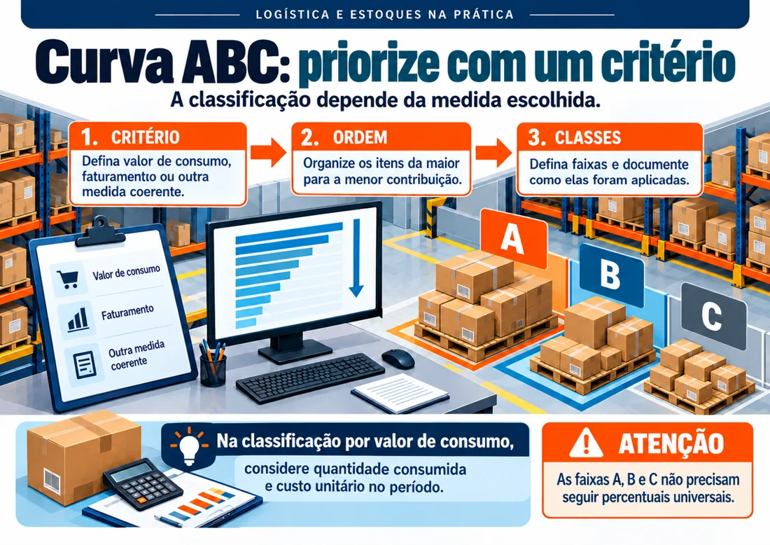 Curva ABC e prioridades