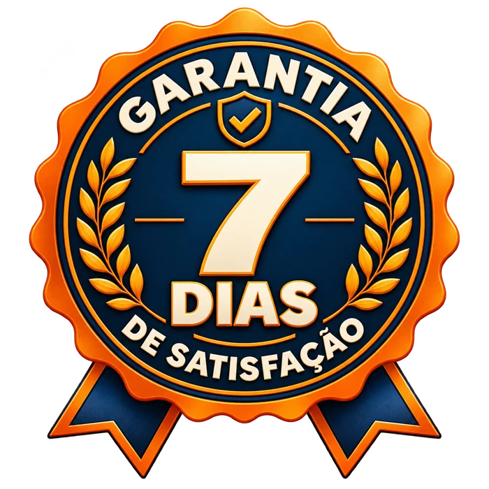 Garantia de satisfação de 7 dias